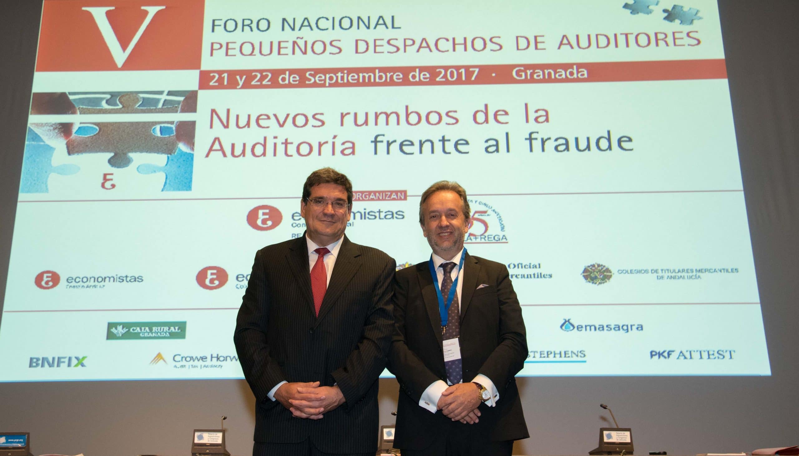 José Luis Escrivá, presidente de la AIReF, en el V Foro Nacional de Pequeños Despachos de Auditores