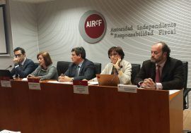 La AIReF recomienda medidas preventivas con las CCAA con riesgo muy elevado de incumplimiento
