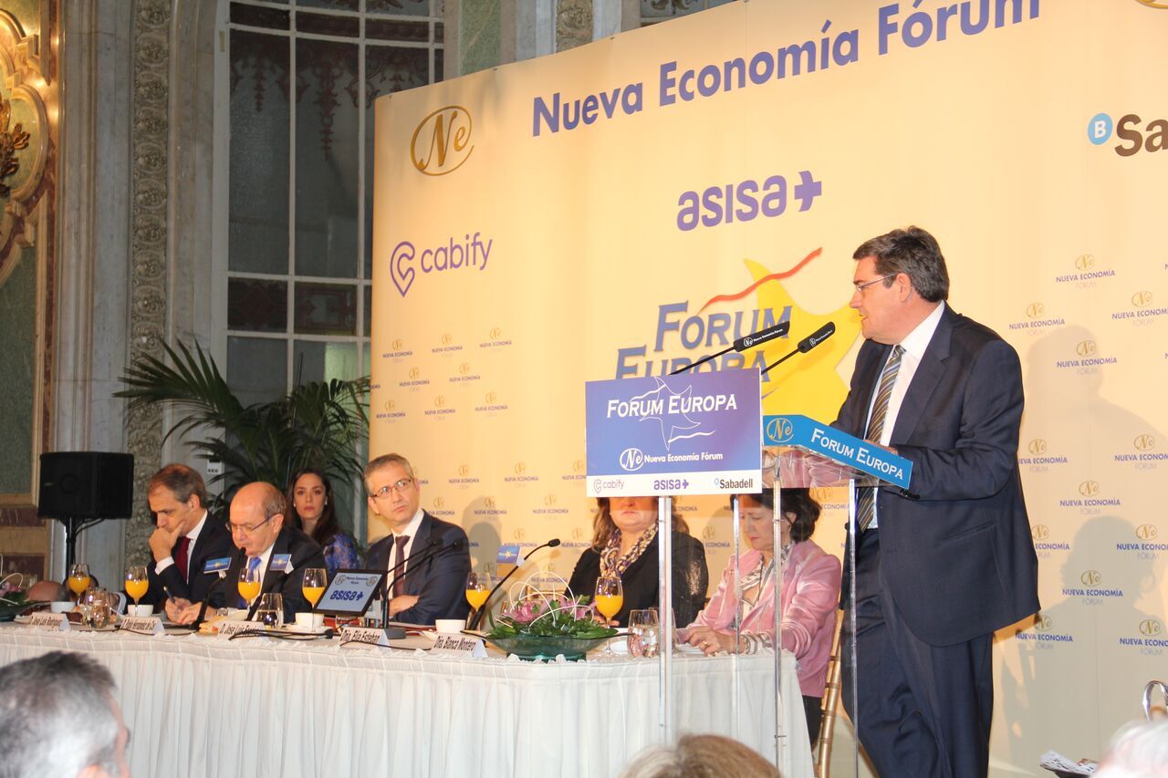 José Luis Escrivá, presidente de la AIReF, en el Nueva Economía Fórum