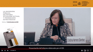Cristina Herrero en el CES