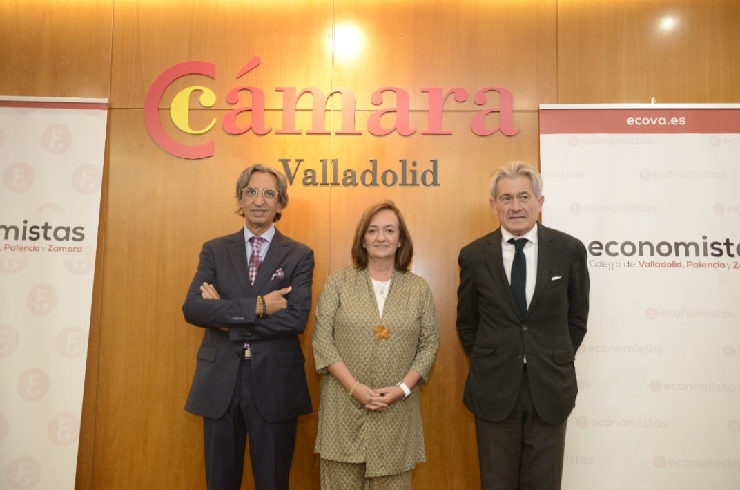 Cristina Herrero en el Colegio de Economistas de Valladolid, Palencia y Zamora