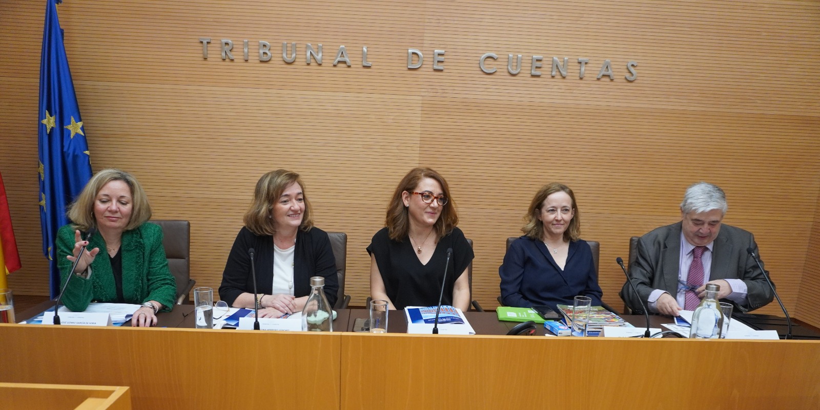 Cristina Herrero en el curso de evaluación del Tribunal de Cuentas